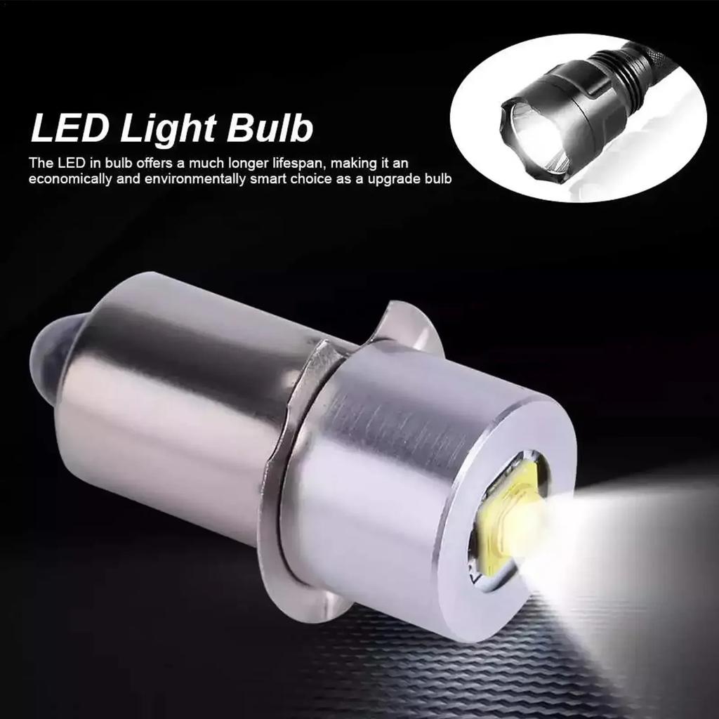 5W LED Upgrade Bulb - White/Warm White - Maglietti Flashlight - 6500K - 3W - DC 6V - 24V - Replace Bulb - Flashlight - Work Lamp