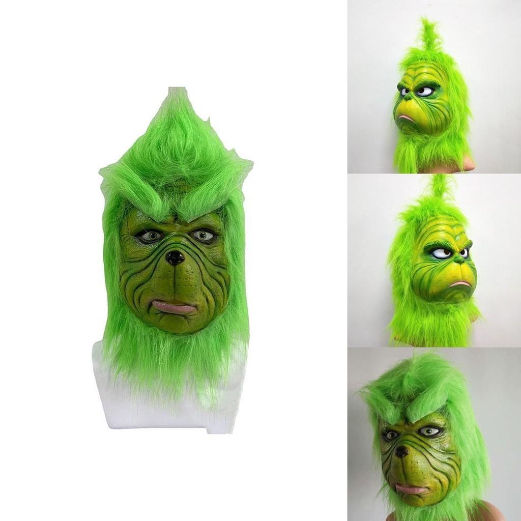 Christmas Grinch Gloves Terrifying Green Monster Costume Accessories
