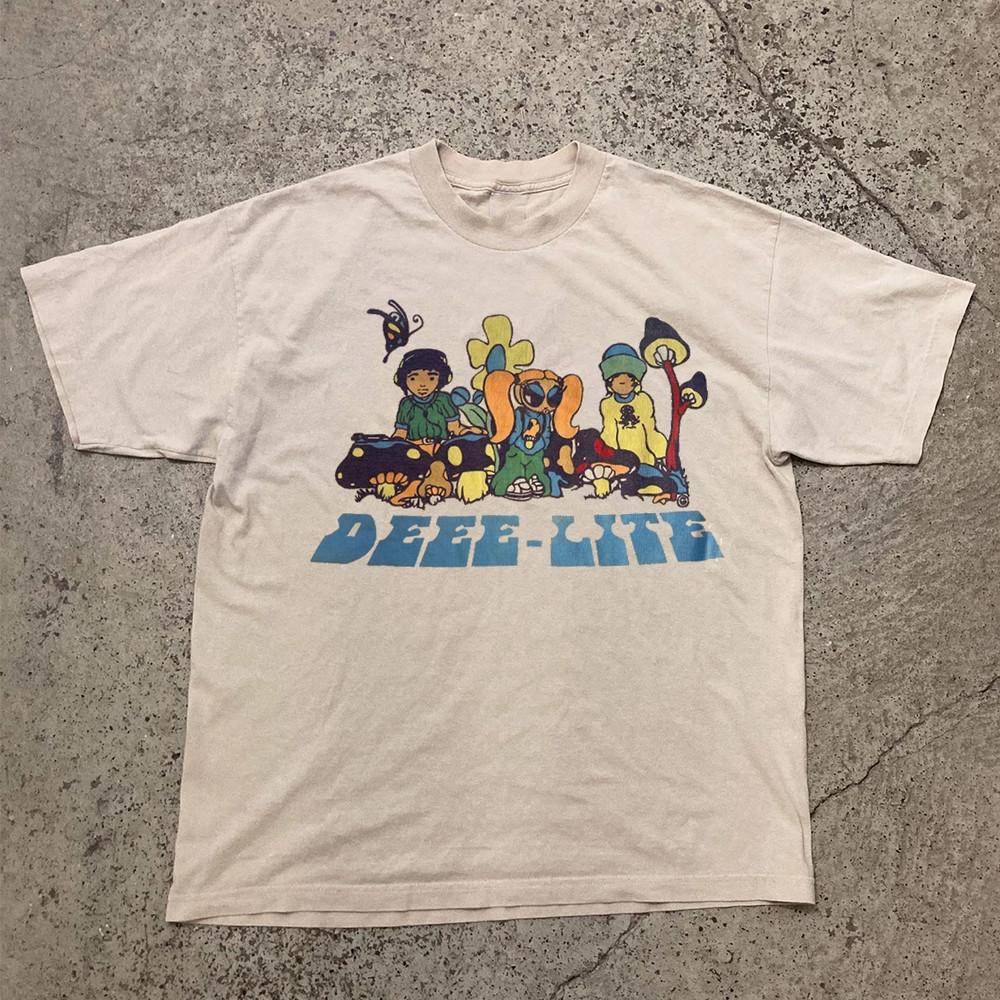 DEEE LITE Band DEWDROPS IN THE GARDEN T Shirt  Unisex T-Shirt XXXL