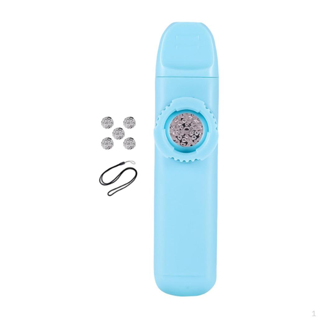 Adjustable Pitch Kazoo, Easy to Learn Musical Accompaniment Toy, with 5 Additional Membranes And