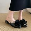 Fashion Women's Slippers and Ladies Sandals Pearl Low Heel Shoes Small Size Stylish Elegant Fashionable New Fashion 2025 Luxury Slides