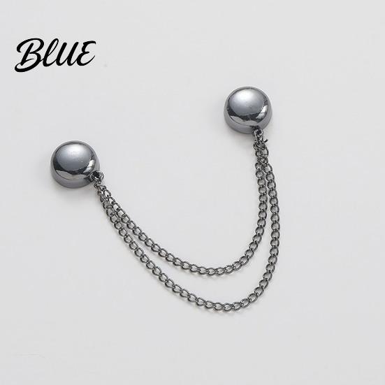 Clothes Shaping Accessories Adjustable Alloy Leg with Clips Magnetic Trouser Chain Reusable Fasteners Cuff Folders No Damage Buckle for
