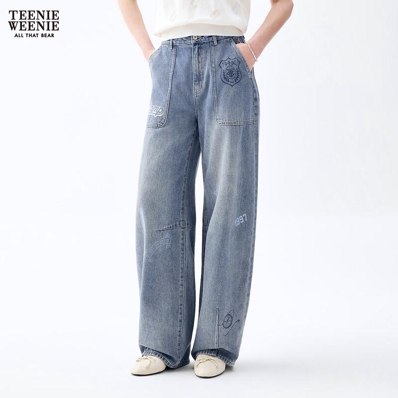 Teenie Weenie Women s Cartoon Bear Denim Jeans L