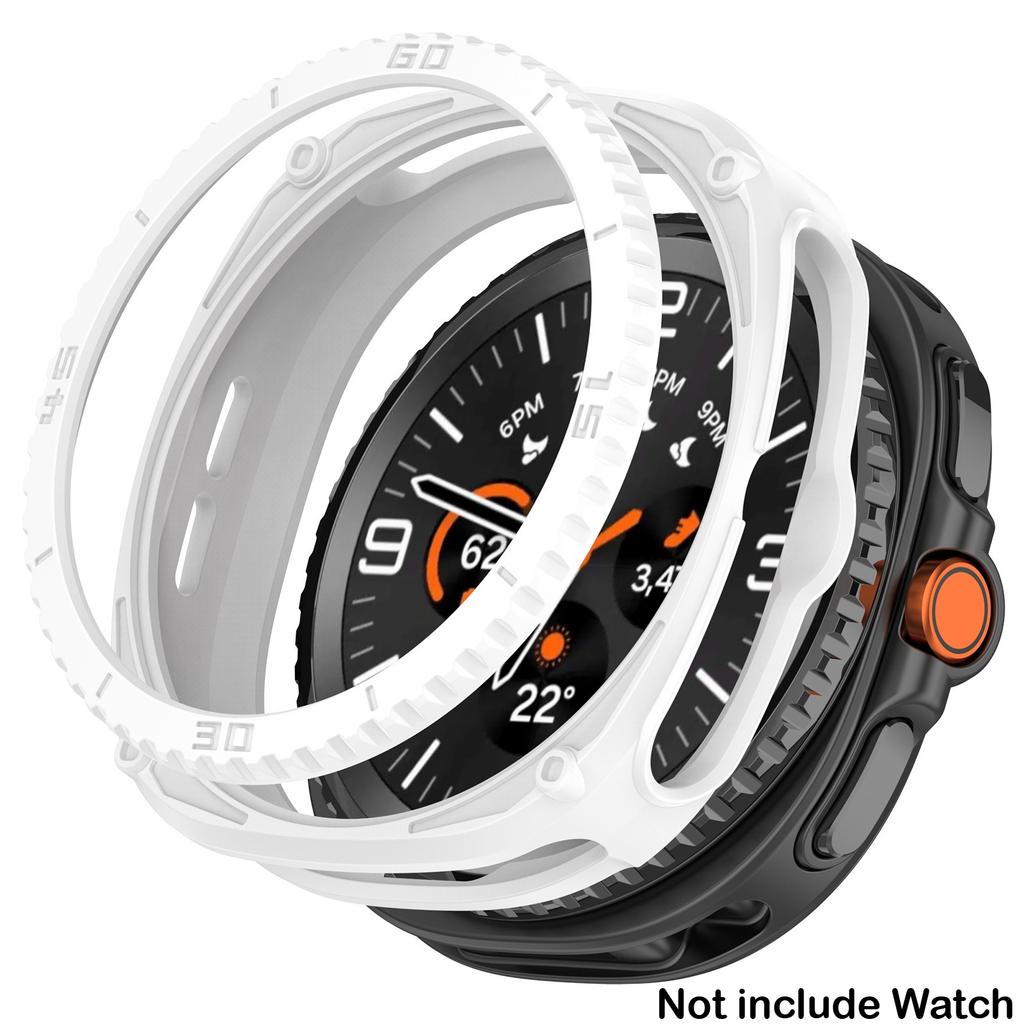 Silicone Case for Samsung Galaxy Watch 8 Classic 46 Protective Cover Shell for Galaxy Watch 8 Soft TPU Protector Box Accessories