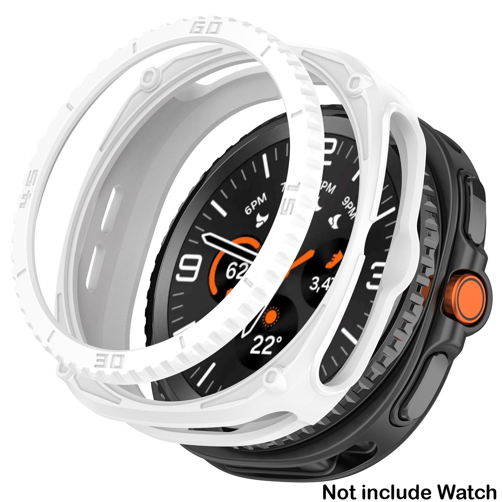 

Silicone Case for Samsung Galaxy Watch 8 Classic 46 Protective Cover Shell for Galaxy Watch 8 Soft TPU Protector Box Accessories for watch 8 classic