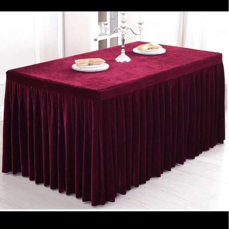 Handun Conference Pleated Table Cover