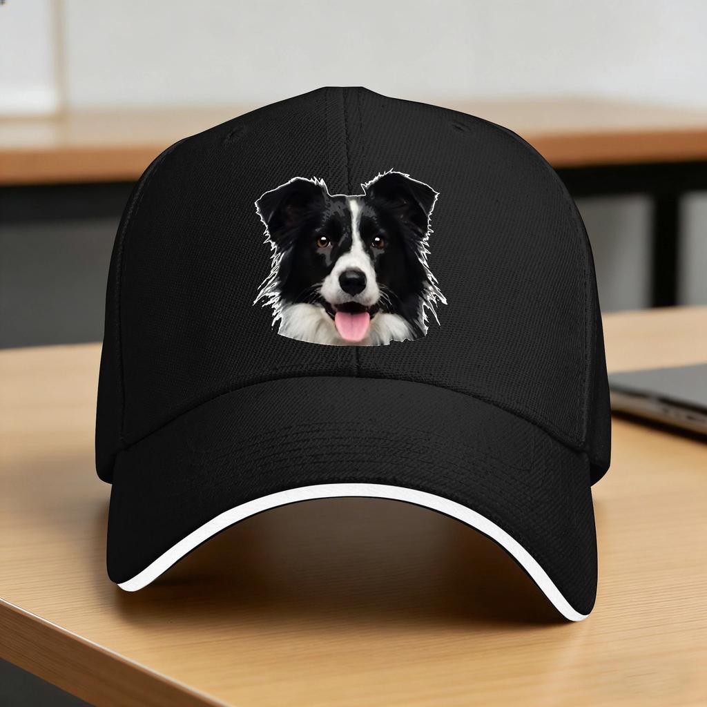 Dog Head Watercolour Splash Baseball Cap Classic Hip Hop Hats Spring Women Men Outdoor Sports Baseball Caps
