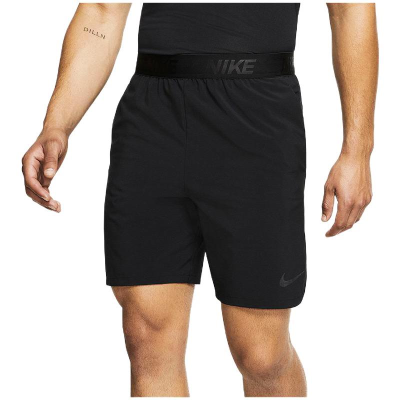 Nike Solid Color Elastic Waist Sports Shorts Men Bottoms Black CT8464-010