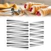 20pcs Large Small Cream Horn Forms Non-Stick Cannoli Tubes Dessert Baking Mold  Party Dessert
