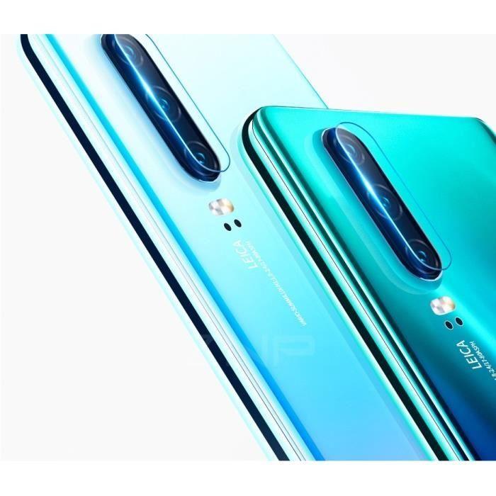 Verres Trempé - PHONILLICO - Huawei P30 LITE - Protection Caméra - Pack de 4 - Souple et Transparent