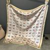 Foulard Quadrato di Seta Stampa Moda Quattro Stagioni 70X70Cm Fascia alla Moda per Tutte le Stagioni Sciarpa Lussuosa Parasole Bandane