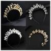 Women Retro Tiaras Hair Accessories Hair Hoop Gold Leaf Head bands