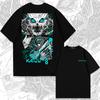Monster 8 Cartoon 100 Cotton Shortsleeved Tshirt Men and Womens Summer Fashion Brand Loose Shortsleeved Clothes