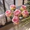 Artificial Rose Flower for Flower Arrangement Realistic Faux Silk Long Stem Rose Bouquet for Wedding Centerpiece Home Party Decor