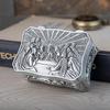 Exquisite European Last Supper Metal Jewelry Box: High-Grade Floating Relief Necklace and Desktop Storage Gift