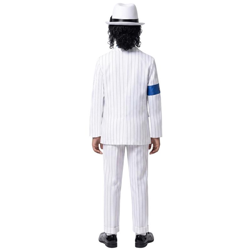 MJ Michael Hladký Zločinec Imitátor Oblečení Super Hvězda Zpěvák Cosplay Kluci Michael Jackson Halloweenský Kostým