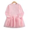 Stylish Spring & Autumn Long-Sleeved Dresses for Girls with Custom Mesh Skirts