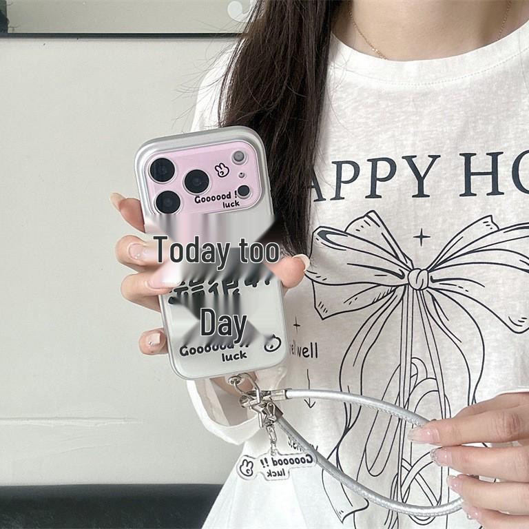 Lucky Creative Text Phone Case for iPhone 17, 16 Pro Max, 15, 14