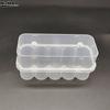 1PCS 20mL 10-Slot Vial Storage Case Plastic Clear Microtube Storage Box Stackable Freezer Tube Box Refrigerator Organizer