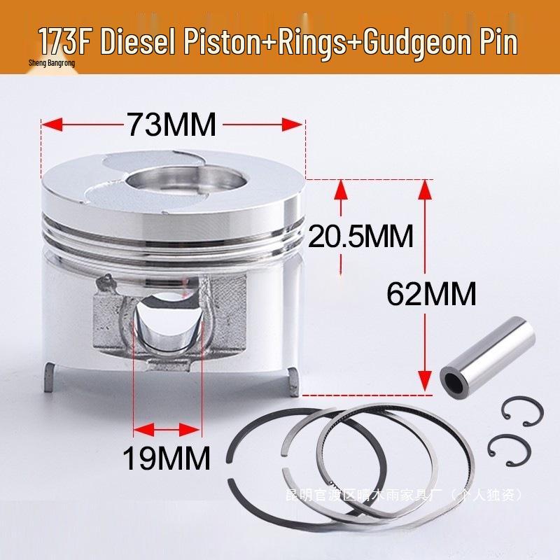 Diesel Engine Pistons for Air-Cooled Models 173-198