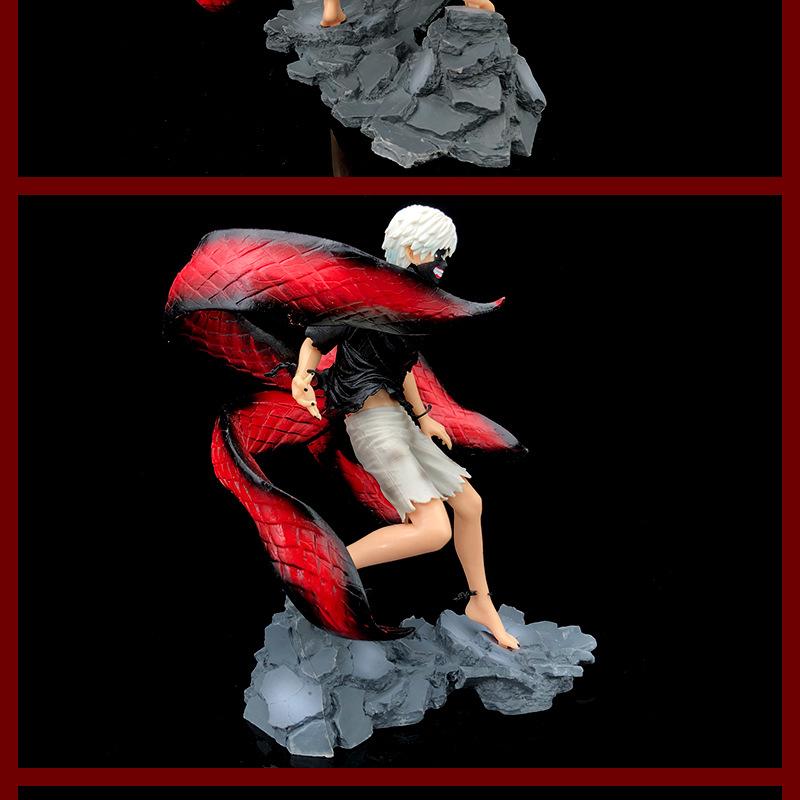 Anime Tokyo Ghoul Ghoul Figur Maske Hundertfüßer Kann Gesicht Ändern Jin Muken Figur Cartoon Schreibtisch Dekor Ornament Modell Geschenk