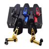 2Pcs Foldable Glass Scooter Motorbike Handlebar Rearview Glass