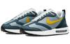 Nike Air Max Dawn Vintage Fabric Cushioning Low top Casual Long Distance Running Sprint Running Shoes Men's Blue Yellow DJ3624-003
