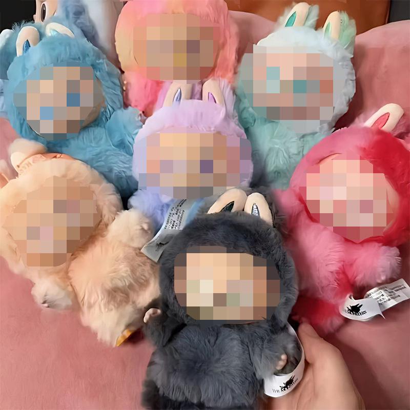 Cute Rabbit Plush Doll Vinyl Keychain Pendant