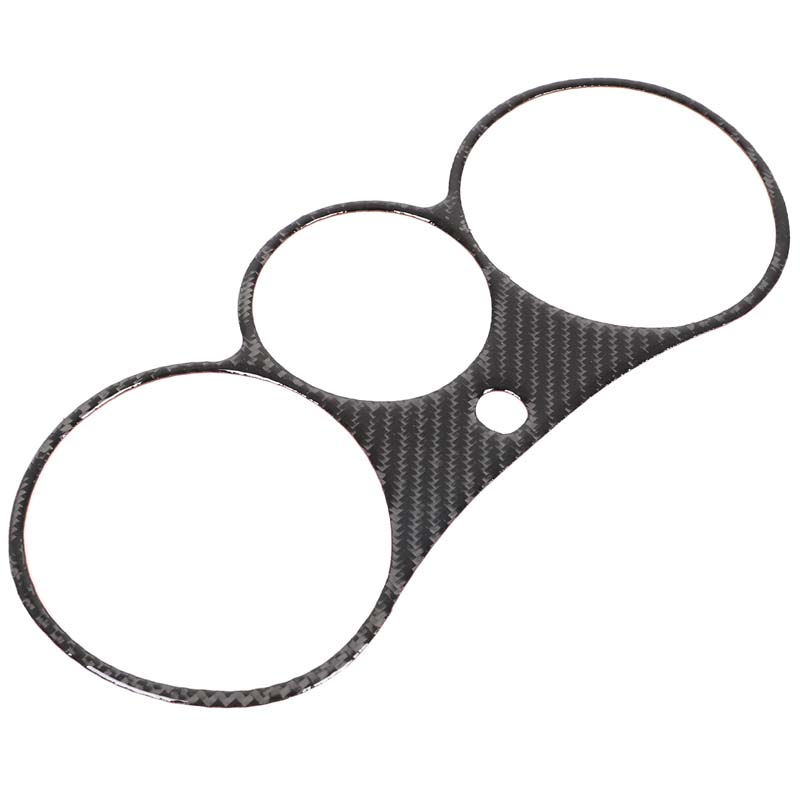 Soft carbon fiber For SEAT Leon MK2 2008-2012 Car Dashboard Tachometer Panel Decorative Cover Sticker Car Interior Accessories