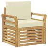 Outdoor Sofa Set Polyester White