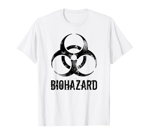 Grunge style Resident Evil distressed black novelty gift t-shirt