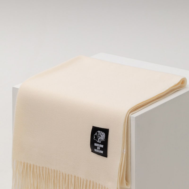 RECLOW Plain Muffler Ivory