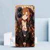 Sword Art Online Yuuki Asuna Phone Case For Xiaomi Poco F7 Ultra X5 X6 X7 Pro M7 Redmi 15C 15 13C 13 12C 12 10C 10 10A 9 9C 9A 9