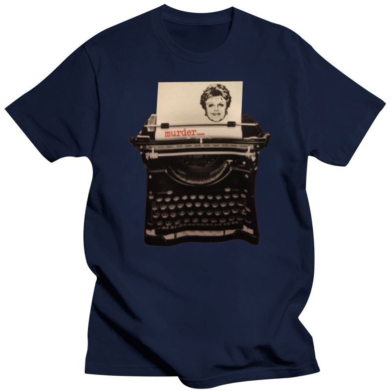 2023 Murder She Wrote / Angela Lansbury / Schreibmaschine T Shirt Print T Shirt Unisex Kurzarm Hot Tops T-shirt homme
