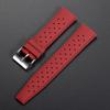 Tropic Silicone Watch Strap 20mm 22mm for Seiko for Oris for Omega Quick Release Diving Waterproof Sports Rubber Bracelet Bands