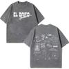Quevedo El Baifo Album 2026 Tour Graphics Vintage Washed T Shirt Men Women Fashion Tshirt Shortsleeved Loose Cotton Tshirts