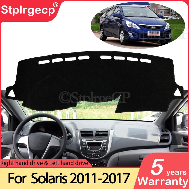 

для Hyundai Solaris Accent 2011 2012 2013 2014 2015 2016 2017 RB противоскользящий коврик на приборную панель накладка солнцезащитный козырек аксессуары для приборной панели