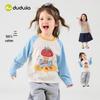 Dudu Kids 100% Cotton Girls' Long-Sleeve T-shirt
