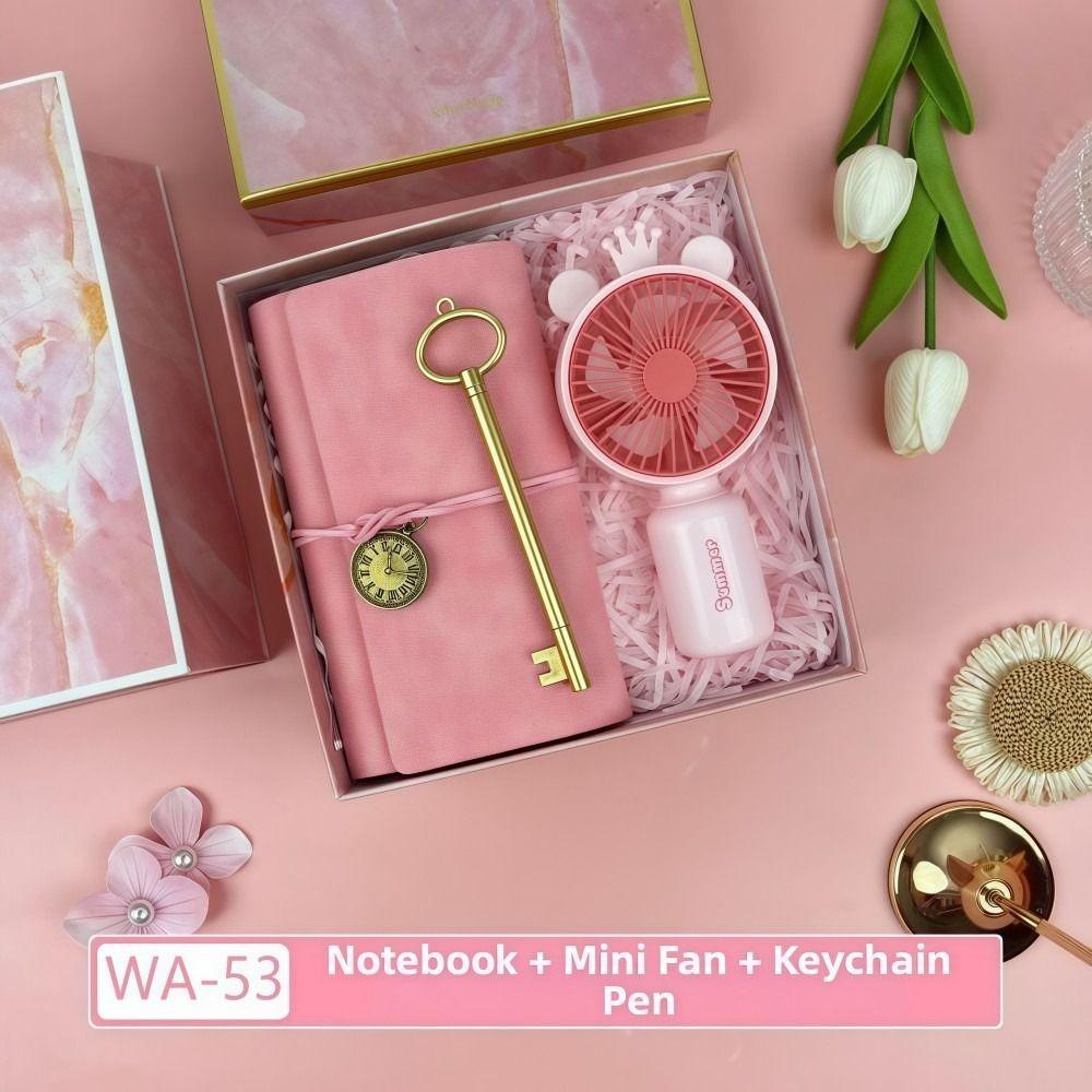 3IN1 Souvenir Gift Set Fan/Towel/Cup with Paper Bag Practical Gift Sets Stylish Design Luxury Gift Box Set Personalized Gifts
