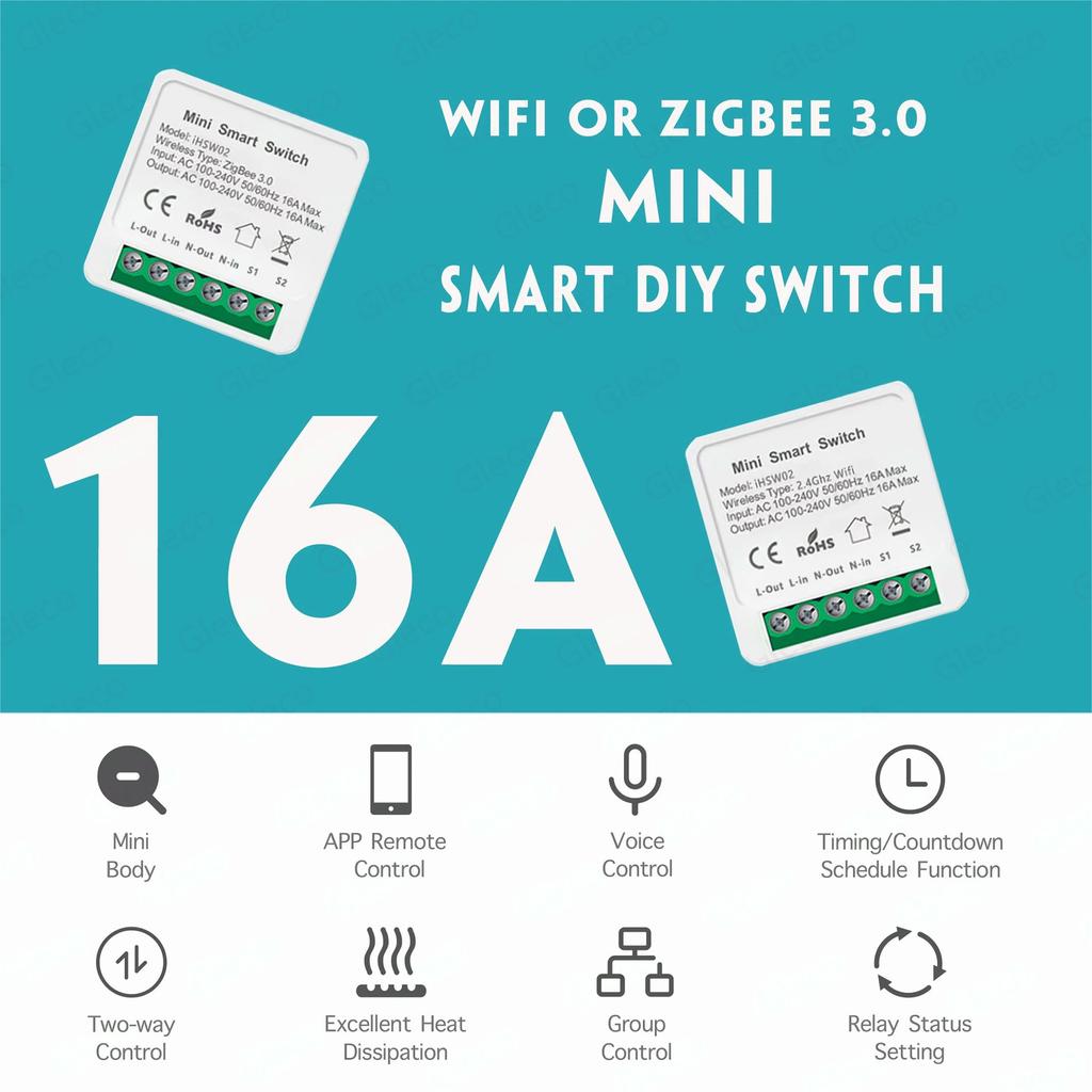 Tuya Smart Zigbee 16A Switch with Z2M Support