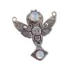 Rare Milky Opal Gemstone 925 Sterling Silver Jewelry Pendant 1.5" Gift For Wife CP-10-14