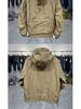 Men's Spring Windbreaker: Casual Loose Hooded Jacket with Big Zipper Pocket