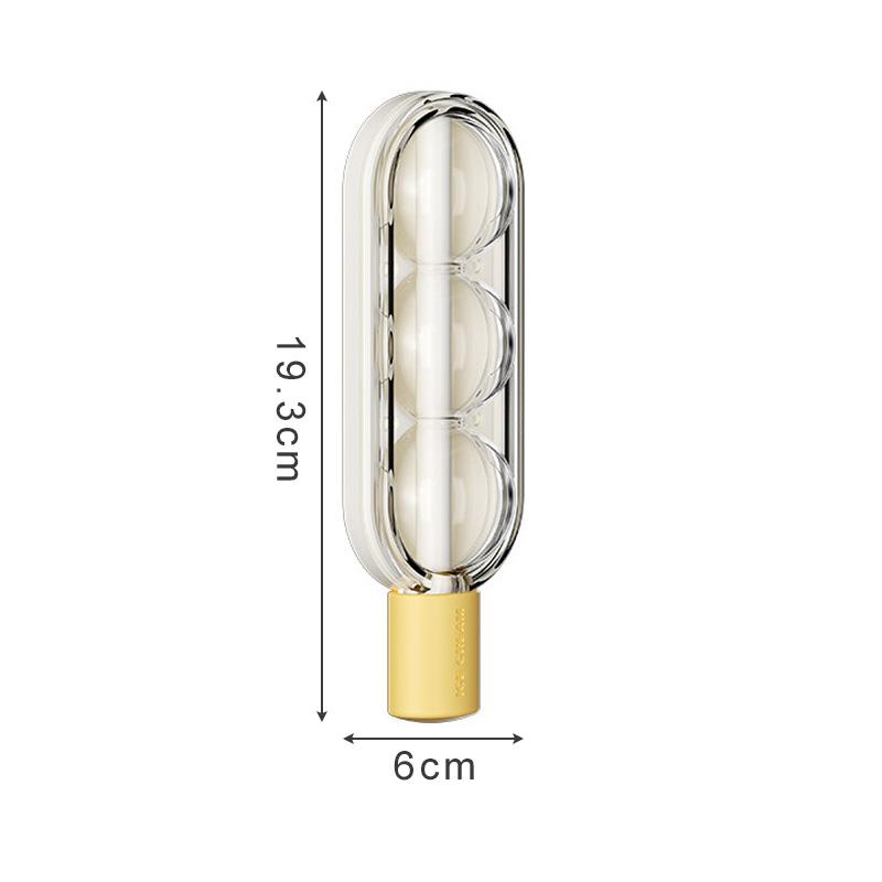 Popsicle Shape Ice Cream Mold with Straw Cold Drinking Ice Ball Make Mould DIY Fruit Juice Ice Popsicle Mold Ice Cube Maker Tool