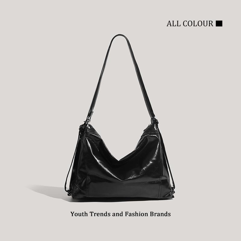 

Bag Premium soft shoulder armpit bag large capacity bag fashion чёрный