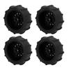 4 PCS RC Car Snow Wheels Tires Excellent Grip Thickened Weighted RC Car Accessories with 12mm 14mm 17mm Colligator