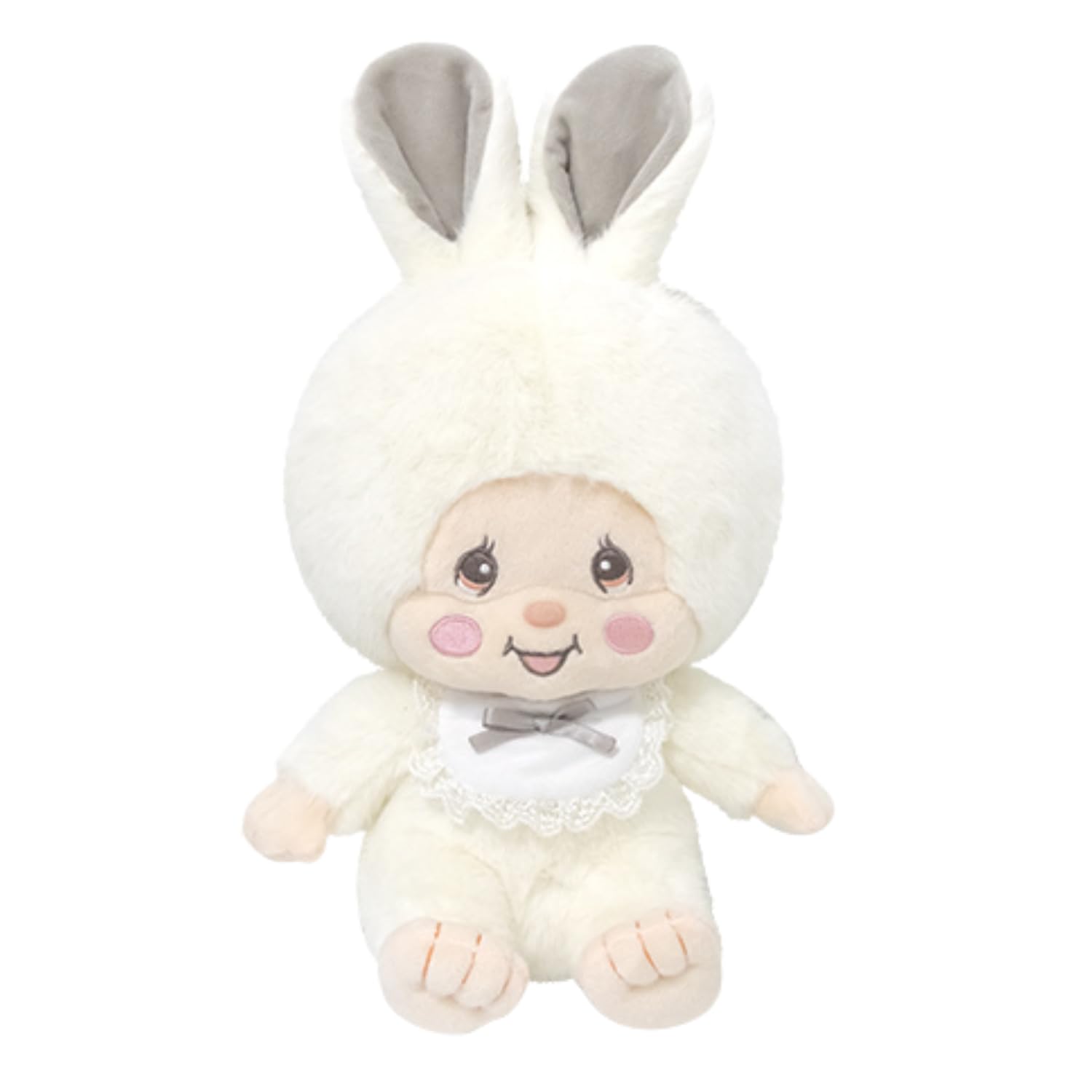 Monchhichi Snow L Size Plush Toy Approximately 30cm (Chimu-tan Snow)