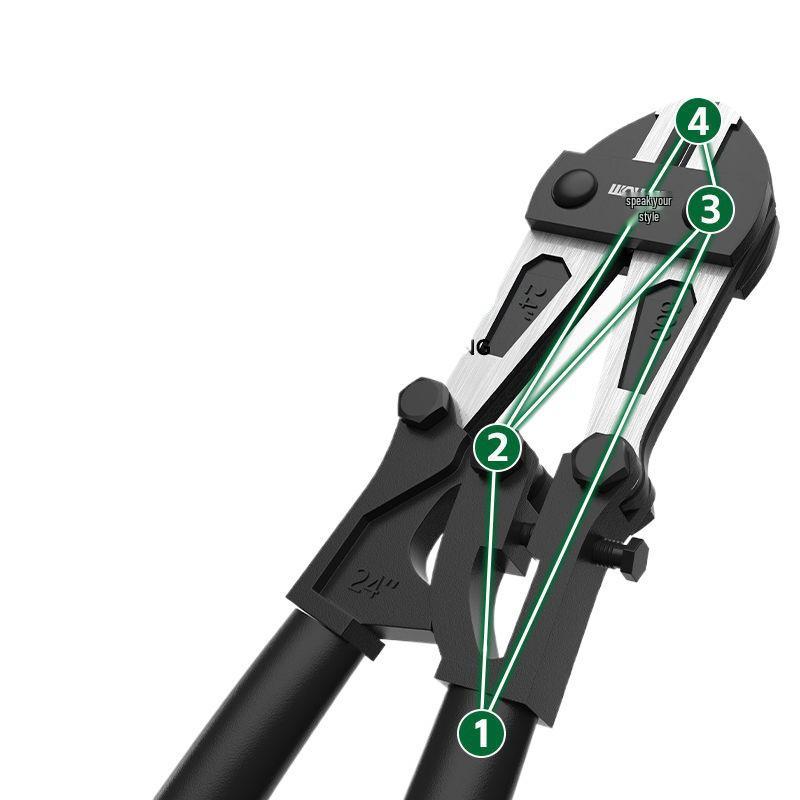 Eagle Beak Heavy-Duty Rebar and Wire Cutter - Labor-Saving Demolition Pliers