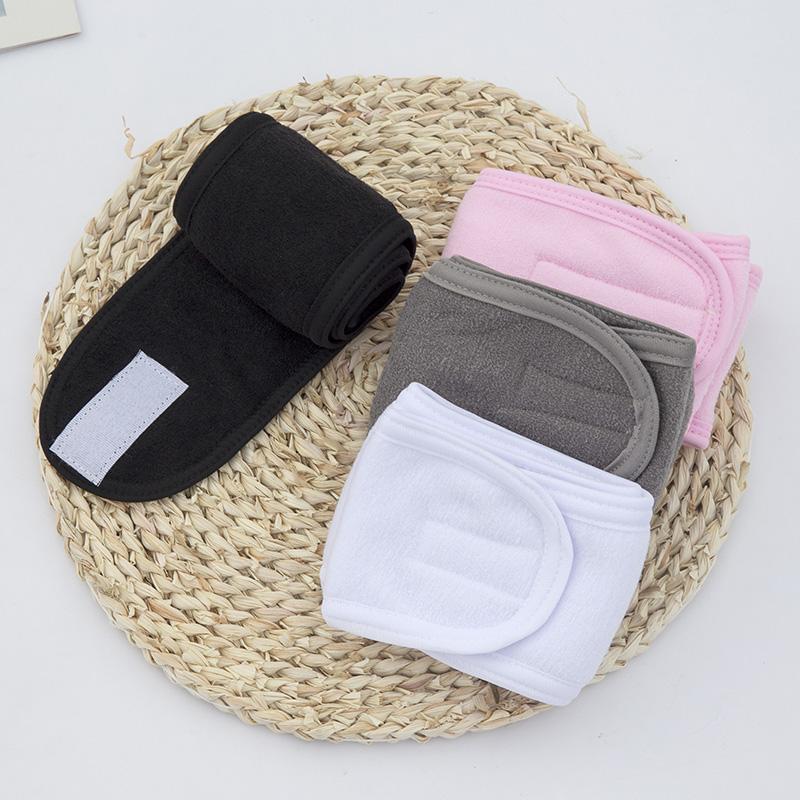 Women Head Band Adjustable Facial Yoga Headband Bath Makeup Hair Band for Face Washing Soft Toweling Hair Make Up Accessorie