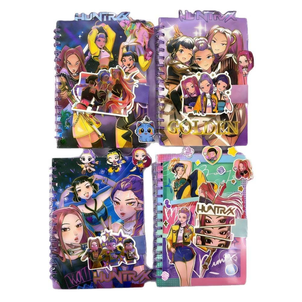 Witch Hunters A5 Coil Hand Ledger Special Shaped Separate Notepad Student Office Paste Buckle