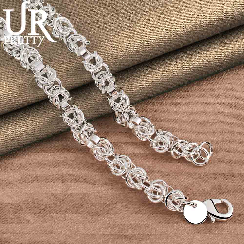 925 Sterling Silber Drachen Knochen Halskette Mode Hochzeit Schmuck